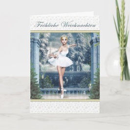 Frehliche Weichnachen – クリスマスバレリーナカード シーズンカード