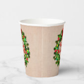 Frehliche Weihnachenクリスマス 紙コップ (右)