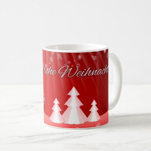 Frehliche Weihnachenドイツ・メリークリスマス コーヒーマグカップ (正面右)