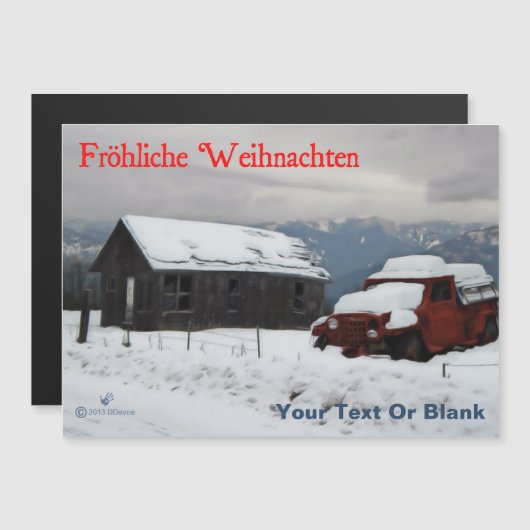 Frehliche Weihnachen – オールドレッドトラック (正面/裏面)