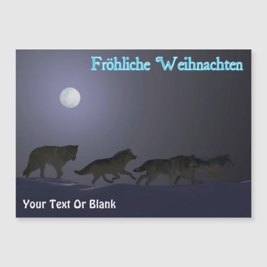 Frehliche Weihnachen - Wolf Pack (正面)