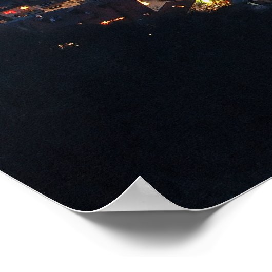 Freiburg bei Nacht ポスター (角)