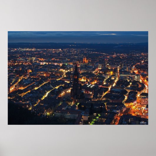 Freiburg bei Nacht ポスター (正面)