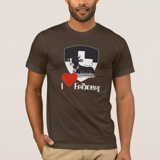 Freiburg / Fribourg Schweiz Suisse T-Shirt Tシャツ (正面)
