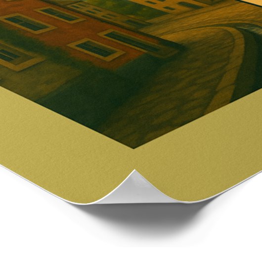 Freiburg Germany City Art ポスター (角)