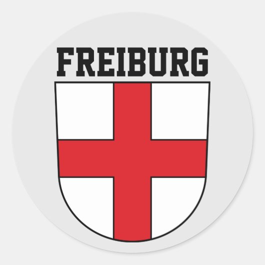 Freiburg im Breisgau coat of arms – ドイツ ラウンドシール (正面)