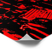 Freiburg Martinstor rot ポスター (角)