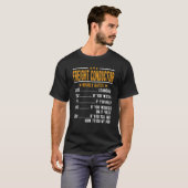 Freight Conductor Hourly Rates Tシャツ (正面フル)