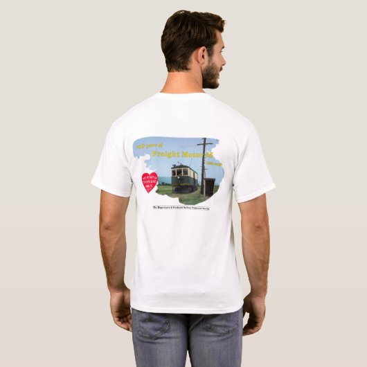 Freight Motor #5 Centennial – バックシャツの画像 Tシャツ (裏面フル)
