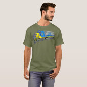 Freight Train CSX Engine Premium Tシャツ (正面フル)