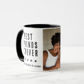 Freinds 最高の Forever BFF Besties友情の写真 マグカップ (正面左)