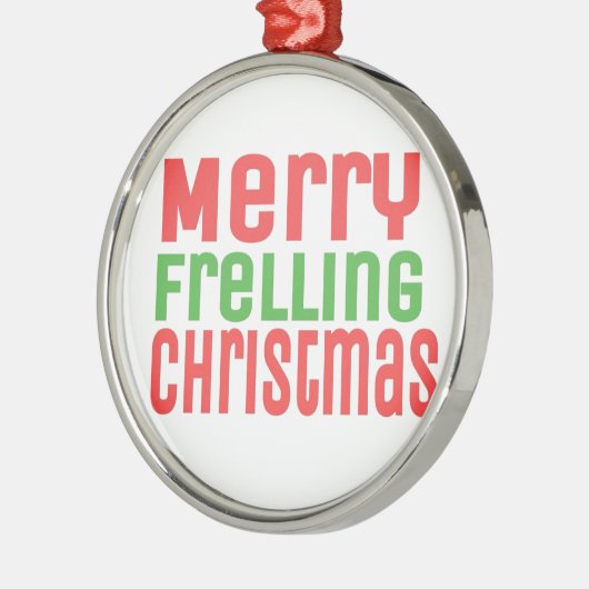 Frellingのメリーなクリスマス! メタルオーナメント (左)