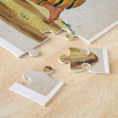 Frencからのコブラを持つインドのヘビ使い、 ジグソーパズル (側面)