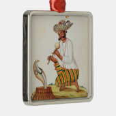 Frencからのコブラを持つインドのヘビ使い、 メタルオーナメント (右)