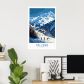 French Alps Wall Art 1 ポスター (ホームオフィス)