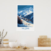 French Alps Wall Art 1 ポスター (キッチン)