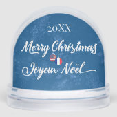 French American Merry Christmas Joyeux Noël (正面)