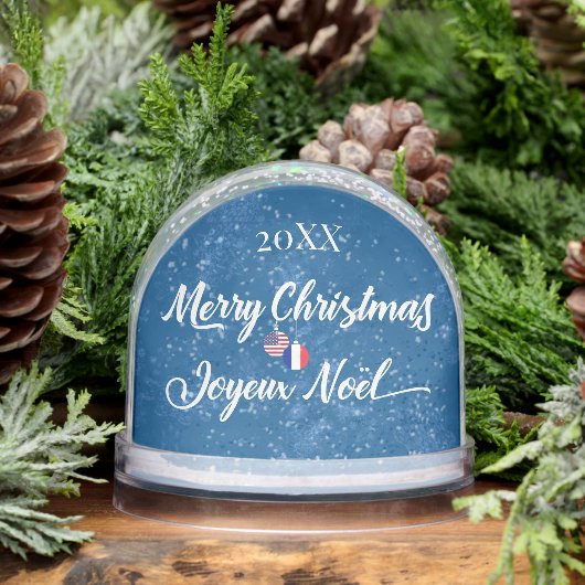 French American Merry Christmas Joyeux Noël (冬)