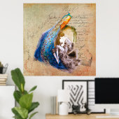 French Art Nouveau ~ La Lettre ポスター (ホームオフィス)