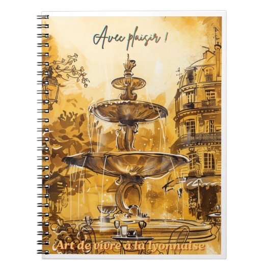 French art of living Lyon ノートブック (正面)