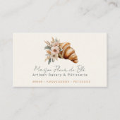French Artisan Cafe Bakery Patisserie Photo 名刺 (正面)