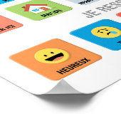 French Autism AAC Pointing Communication 02 ポスター (角)