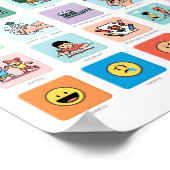 French Autism AAC Pointing Communication 04 ポスター (角)