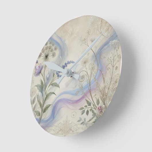 French Avalon Kitchen ラウンド壁時計 (傾斜)