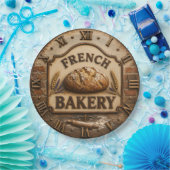 French Bakery Artisan Bread Bread Lover Gift ペーパープレート (パーティー)