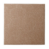 French Beige Tan Brown Crackle Glaze Solid Colour タイル (正面)