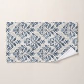 French Blue Damask Towel バスタオルセット (ハンドタオル)