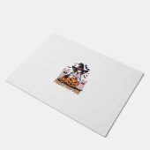 French Boo Dog Cute Frenchie Halloween Ghost Dog T ドアマット (アングル)