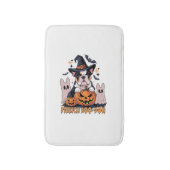 French Boo Dog Cute Frenchie Halloween Ghost Dog T バスマット (正面縦)