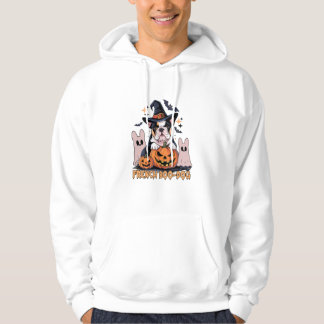 French Boo Dog Cute Frenchie Halloween Ghost Dog T パーカ