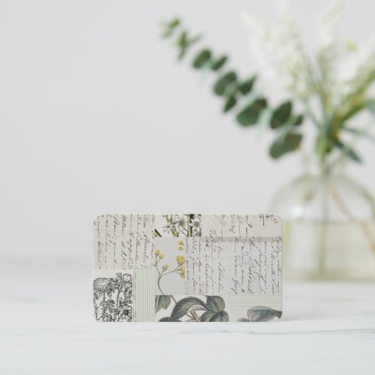 French Botanical Calling Cards 名刺 (スタンド正面)