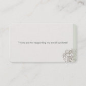 French Botanical Calling Cards 名刺 (裏面)