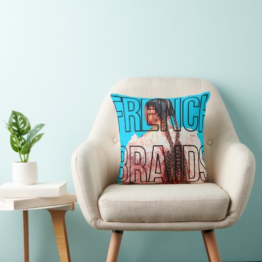 French Braids pillow クッション (椅子)