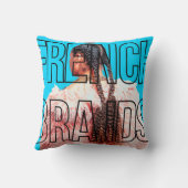French Braids pillow クッション (裏面)