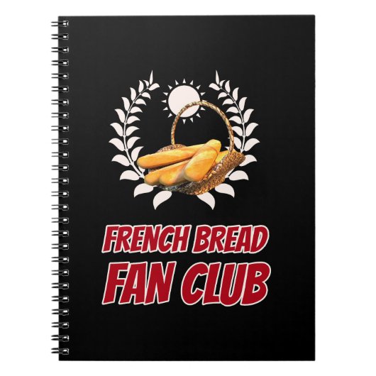 French Bread Fan Club Design ノートブック (正面)