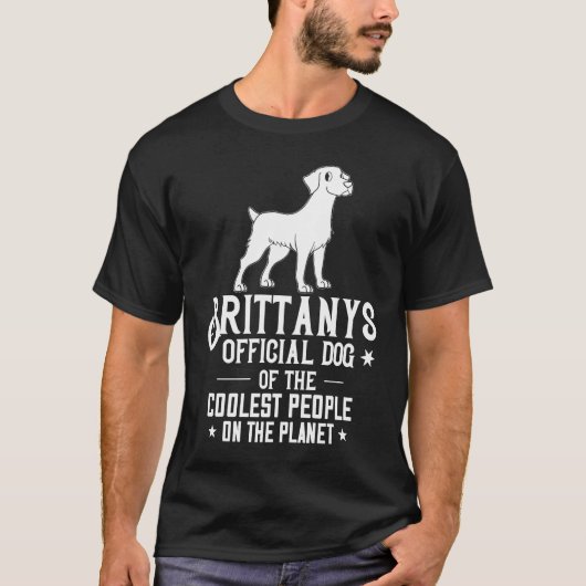 French Brittany Spaniel Puppies Owner Lover Tシャツ (正面)