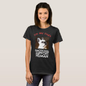 French Bull Dog Emotional Support Human Tシャツ (正面フル)