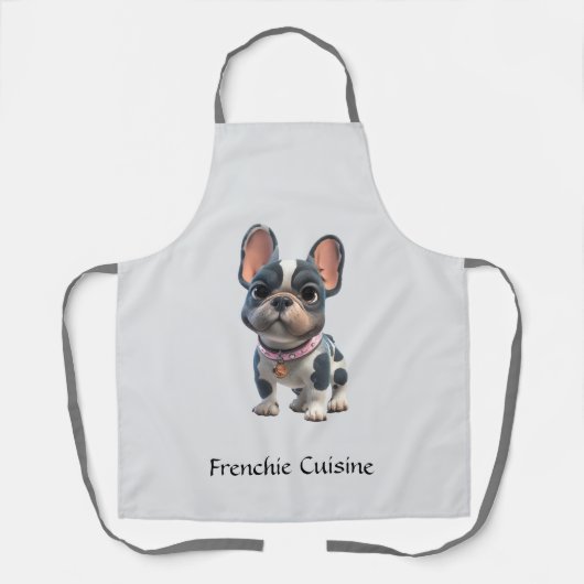 French Bulldog エプロン (正面)