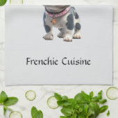 French Bulldog キッチンタオル (折り畳み)