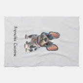 French Bulldog キッチンタオル (横)