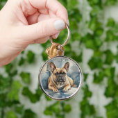 French Bulldog キーホルダー (手)
