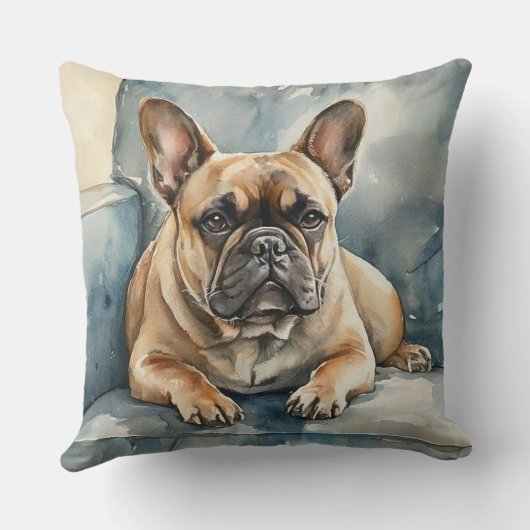 French Bulldog クッション (裏面)