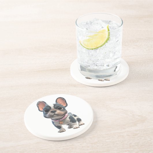 French Bulldog コースター (側面)