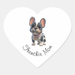 French Bulldog ハートシール