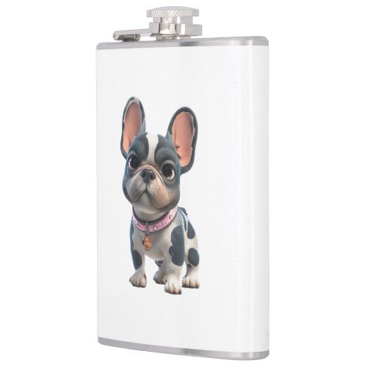 French bulldog フラスク (左)