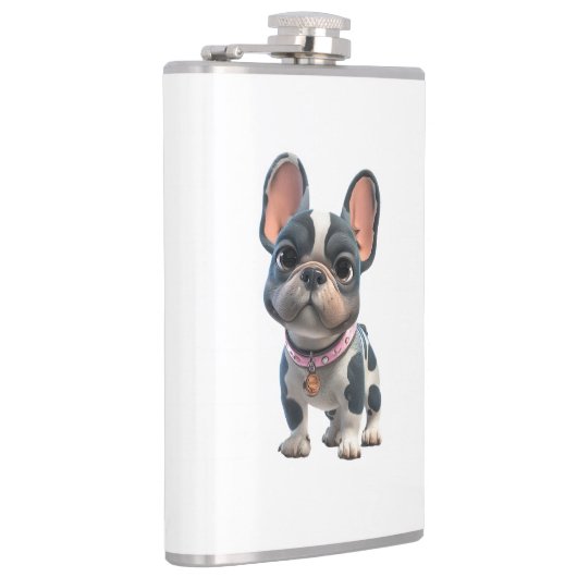 French bulldog フラスク (右)